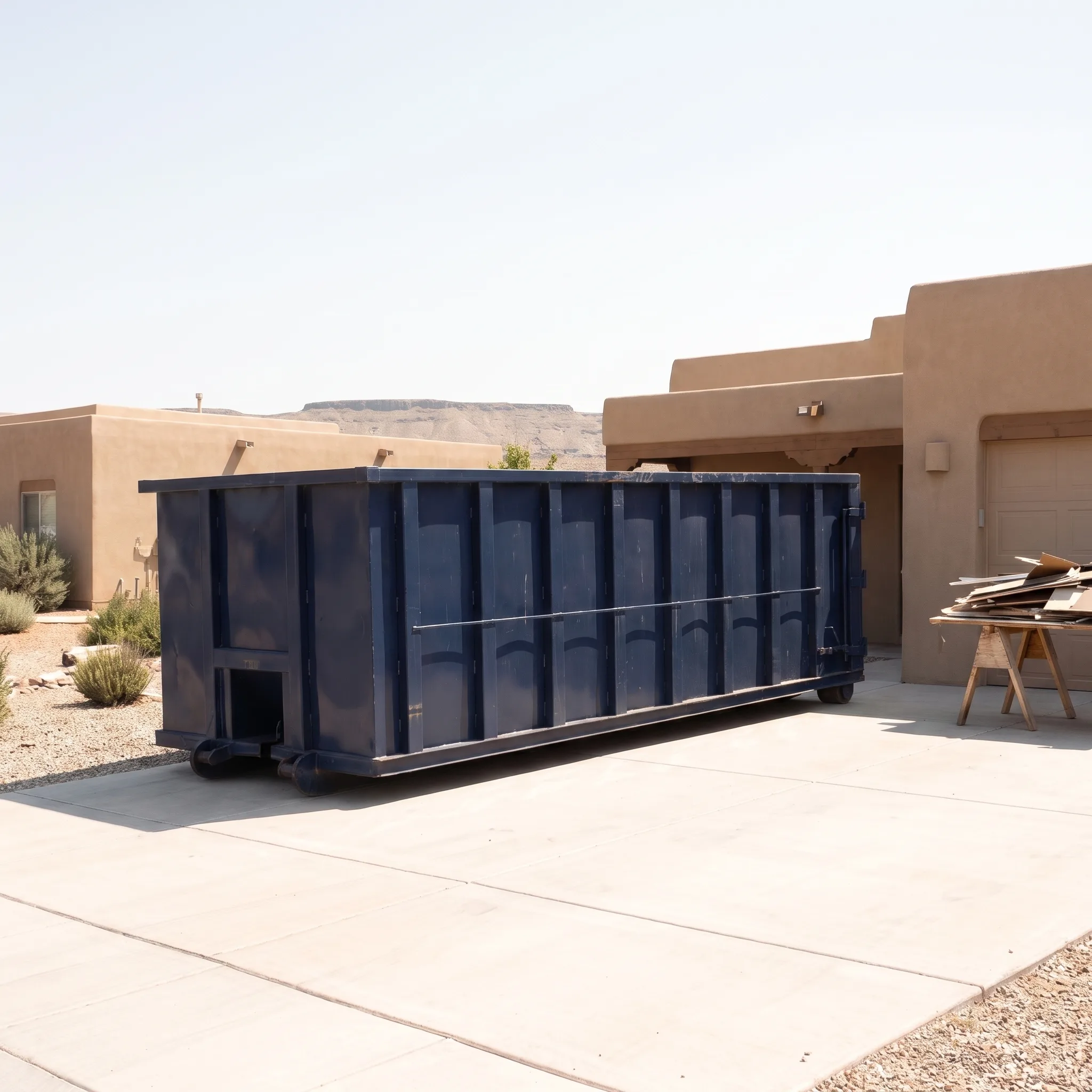 Dumpster on a Maricopa County, AZ job site